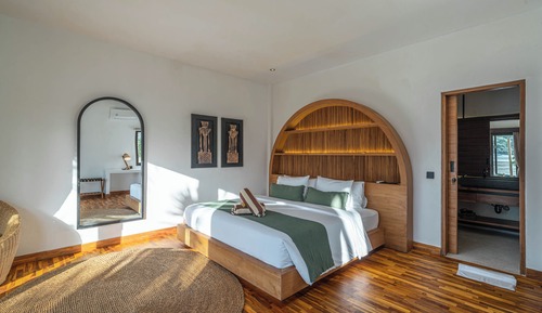 Comfort-Villa, Terrasse, Strandblick