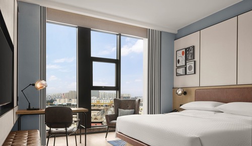 Executive-Suite, 1 King-Bett, Stadtblick