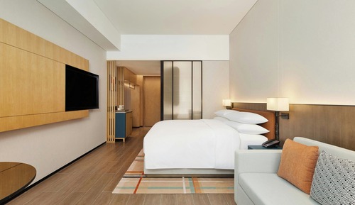 Superior-Zimmer, 1 King-Bett und Schlafsofa, Stadtblick