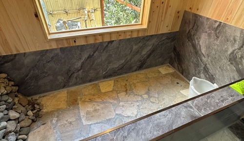 Deluxe-Villa, Blick auf den Innenhof