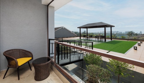 Apartment, 1 King-Bett, Terrasse