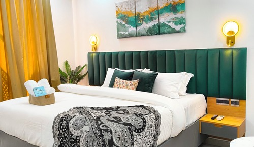 Superior-Studiosuite, Balkon, Stadtblick