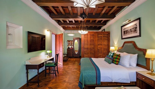 Luxury-Doppelzimmer, Blick auf den Innenhof