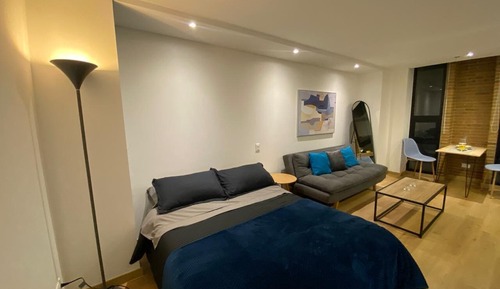 Comfort-Apartment, 1 Queen-Bett und Schlafsofa, Küche, Blick auf den Innenhof