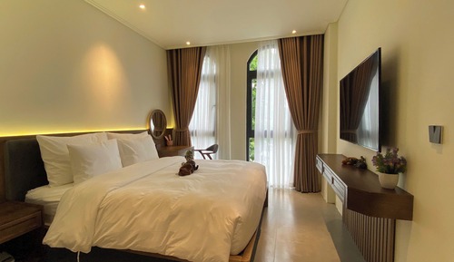 Deluxe-Suite, Balkon, Gartenblick