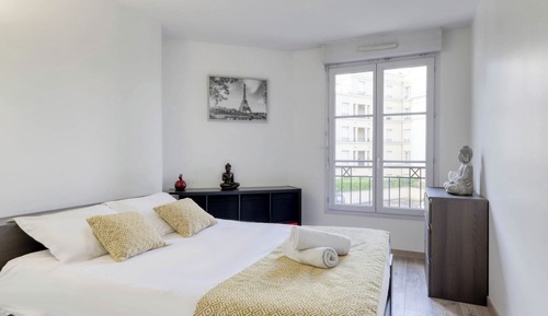 Comfort-Apartment, Blick auf den Innenhof
