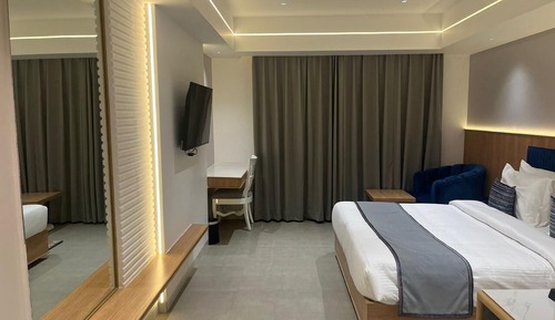 Standard-Doppel- oder -Zweibettzimmer, Stadtblick