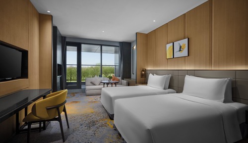 Premium-Zimmer, 2 Doppelbetten