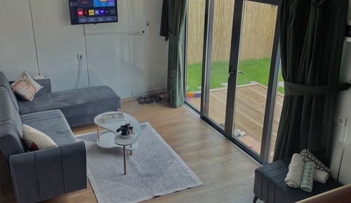 Standard-Bungalow, Terrasse, Bergblick