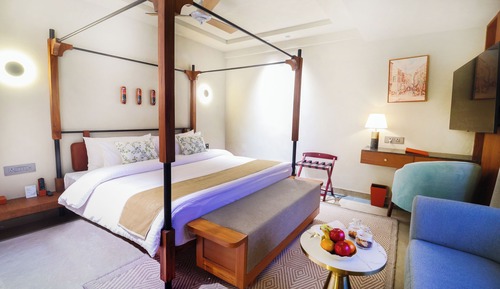 Premium-Zimmer, 1 King-Bett, Balkon, Stadtblick