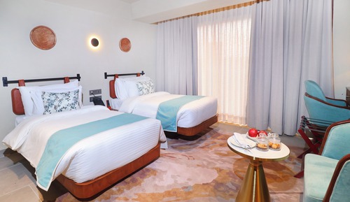 Superior-Zweibettzimmer, 2 Einzelbetten, Stadtblick