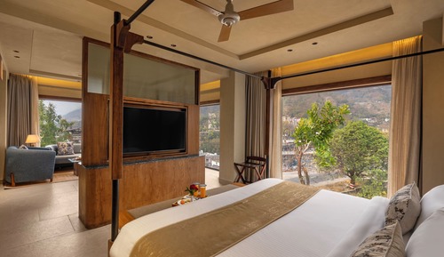 Suite, 1 King-Bett, Stadtblick