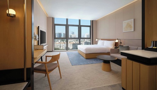Executive-Zimmer, 1 King-Bett, Stadtblick