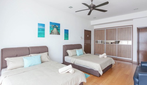 Deluxe-Apartment, 4 Schlafzimmer, Balkon, Stadtblick