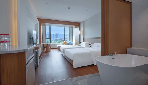 Deluxe-Zimmer, 2 Einzelbetten, Nichtraucher, Flussblick