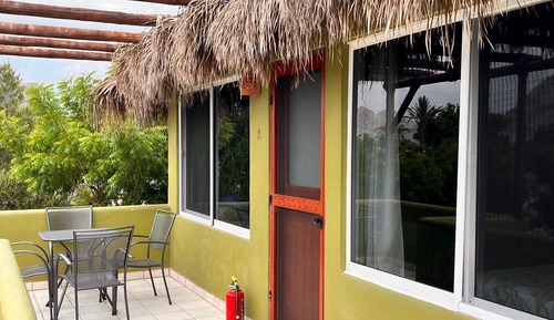 Deluxe-Studio, Terrasse, Gartenblick