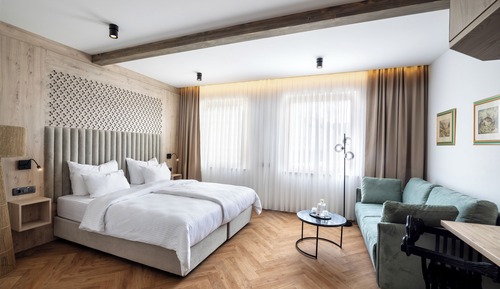 Deluxe-Doppel- oder -Zweibettzimmer, Bergblick