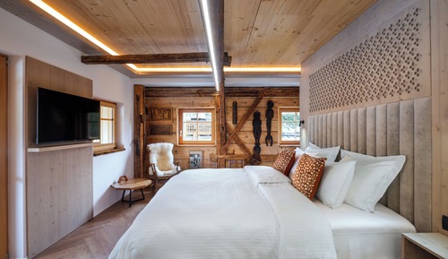 Traditional-Doppelzimmer, Bergblick