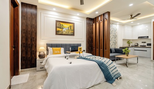 Superior-Studio, Balkon, Stadtblick