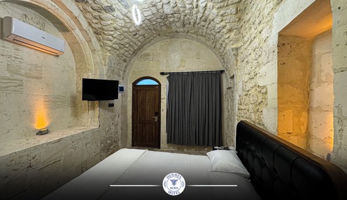 Elite-Doppelzimmer, Blick auf den Innenhof