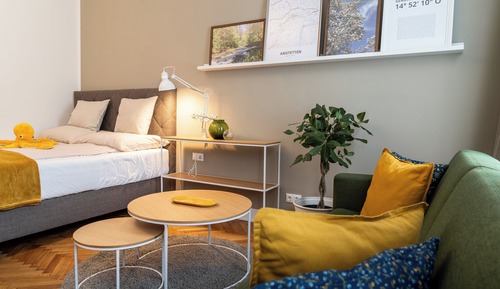 Deluxe-Apartment, Stadtblick