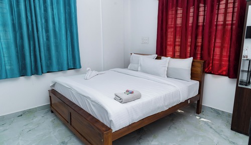 Standard-Doppelzimmer, Terrasse, Stadtblick