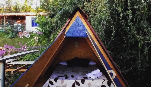 Basic-Ferienhütte, Bergblick