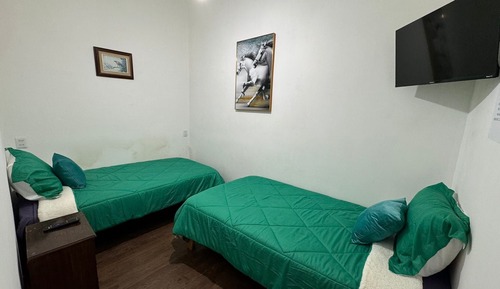 Basic-Doppel- oder -Zweibettzimmer, Gartenblick