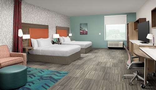 Studio, 2 Queen-Betten, barrierefrei, Badewanne (Mobility & Hearing)