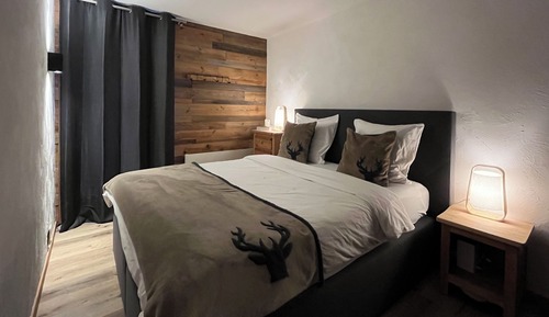 Comfort-Apartment, Küche, Bergblick
