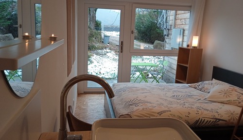 Comfort-Doppelzimmer, 1 Doppelbett, Gartenblick