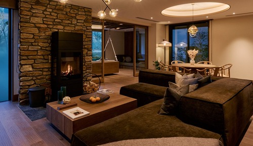 Luxury-Villa, Gartenblick