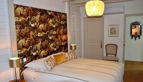Deluxe-Doppelzimmer, Terrasse, Gartenblick