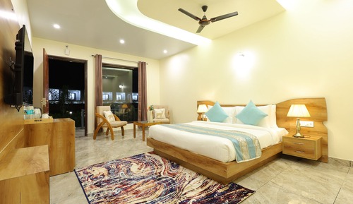 Luxury-Doppelzimmer, Balkon, Gartenblick