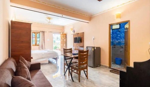 Executive-Studiosuite, 1 Queen-Bett und Schlafsofa, Balkon, Gartenblick