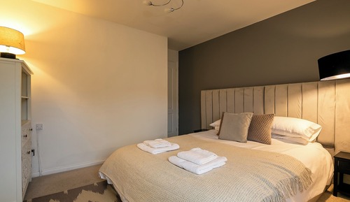 Ferienhaus, Gartenblick