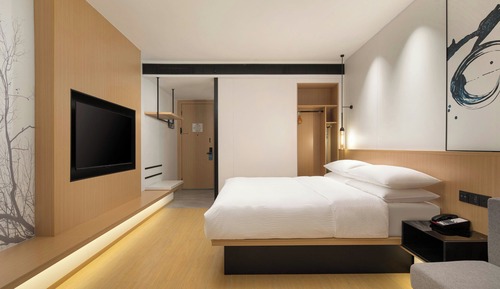 Standardzimmer, 1 King-Bett, Gartenblick