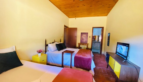 Classic-Dreibettzimmer, Gartenblick