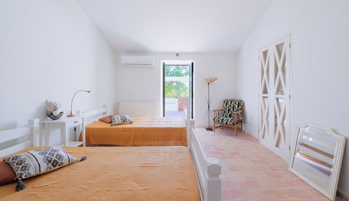 Comfort-Doppel- oder -Zweibettzimmer, eigenes Bad, Gartenblick
