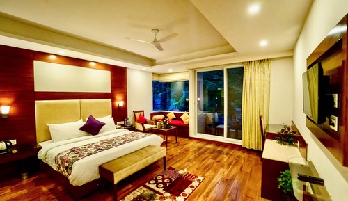 Deluxe-Doppelzimmer, 1 Schlafzimmer, Balkon, Bergblick