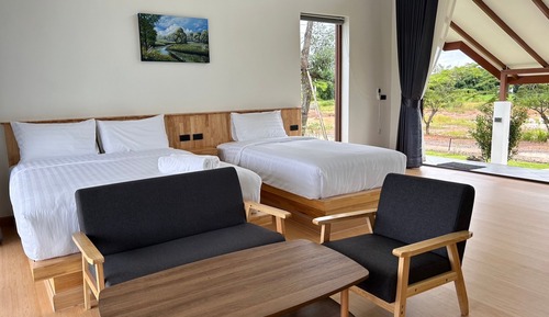 Deluxe-Villa, Gartenblick