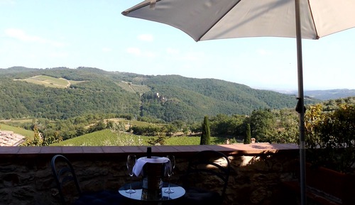 Exclusive-Zimmer, Blick auf den Weinberg
