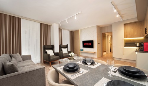 Deluxe-Apartment, Stadtblick