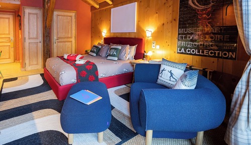 Deluxe-Doppel- oder -Zweibettzimmer, Bergblick