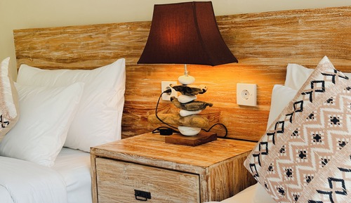 Familien-Zweibettzimmer, Terrasse, Gartenblick