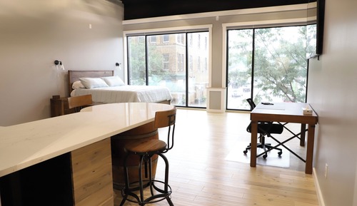 Luxury-Studiosuite, Stadtblick