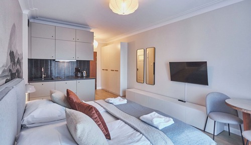 Superior-Studiosuite, 1 Queen-Bett