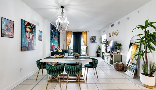 Apartment, Stadtblick