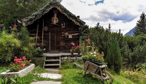 Holzhütte