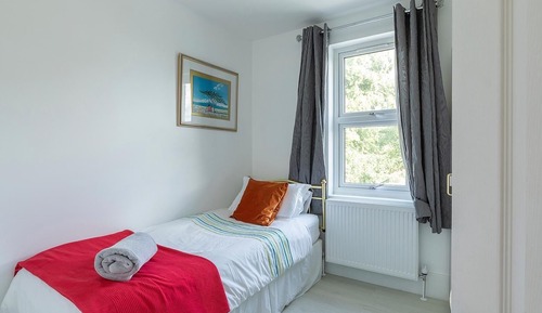 Comfort-Zimmer, Blick auf den Innenhof